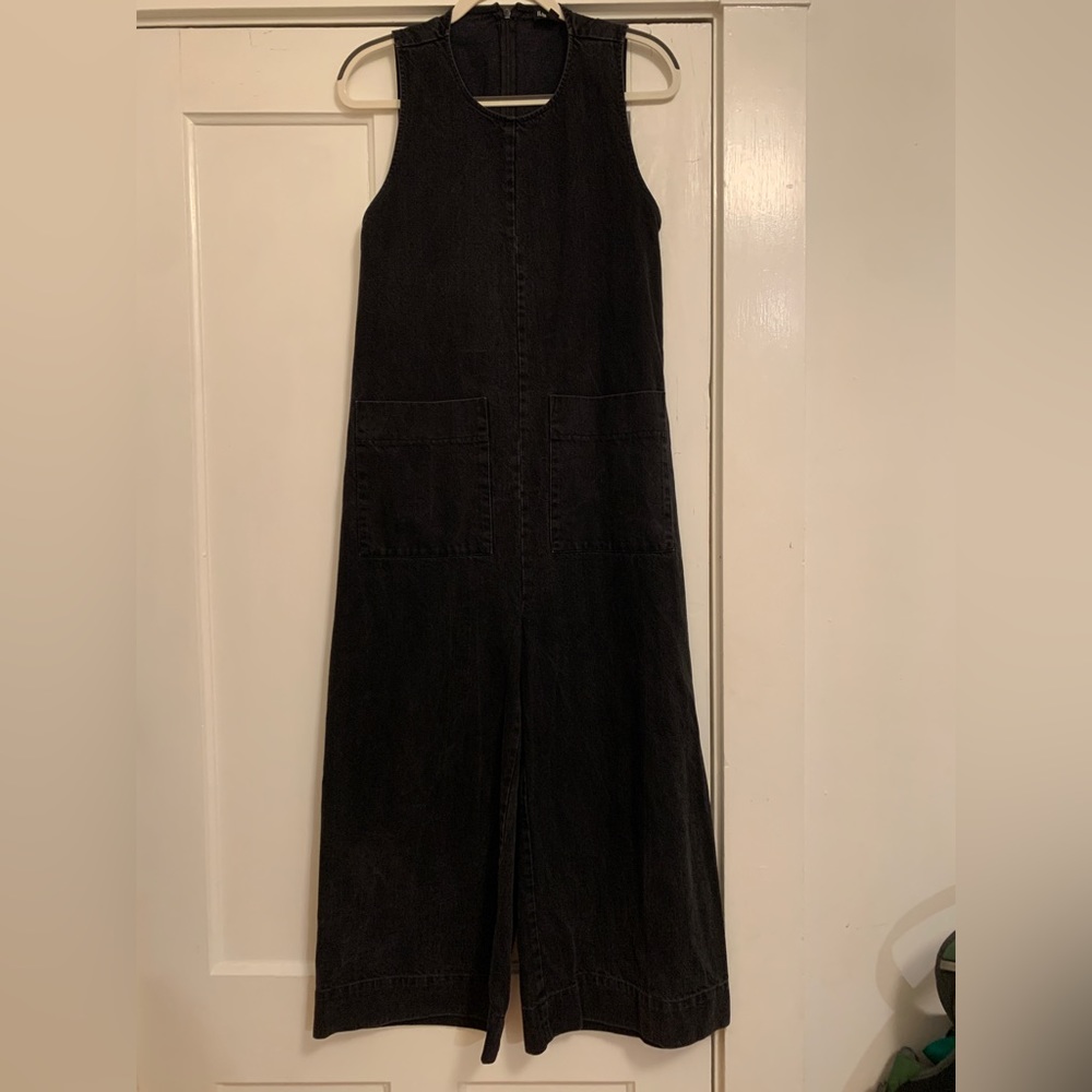 Ilana kohn jumpsuit Small in washed black denim material